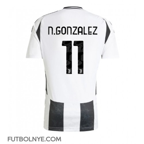 Camiseta Juventus Nicolas Gonzalez #11 Primera Equipación 2024-25 manga corta